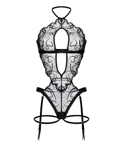 Hunkemoller Caviar Women Olivia Body SKU: 303955_Caviar Image 04