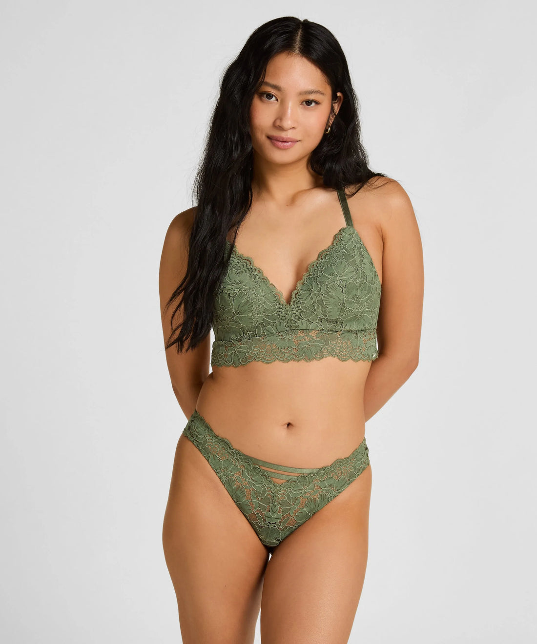 Hunkemoller Green Women Andrea Brazilian SKU: 303957_Green Image 01