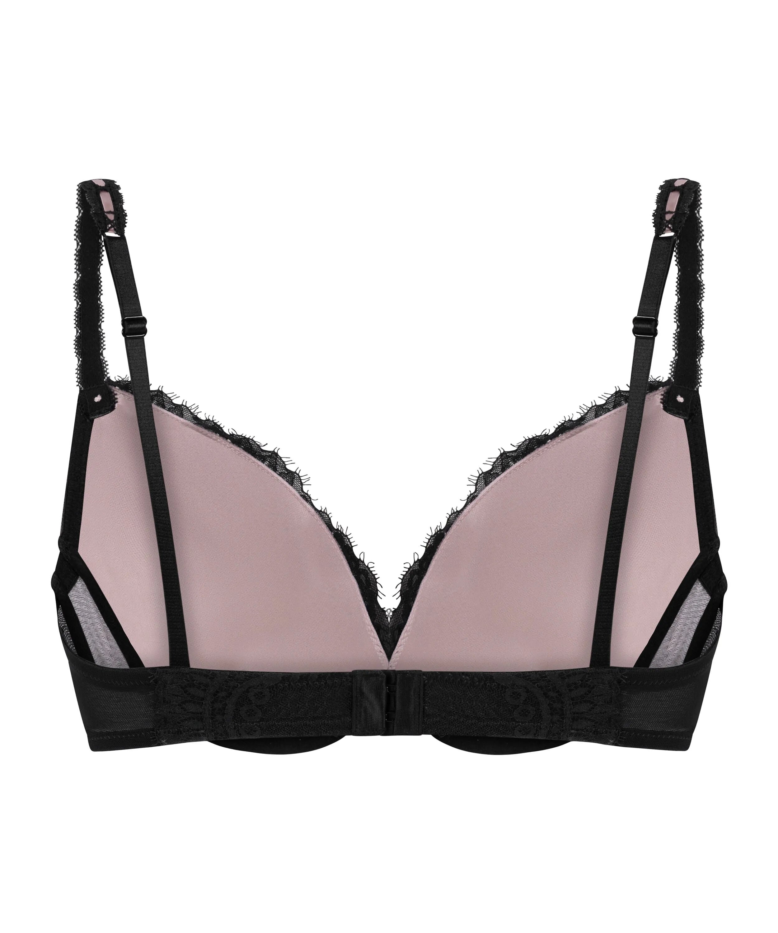 Hunkemoller Black Women Dorothy Padded Underwired Bra SKU: 303959_Black Image 06