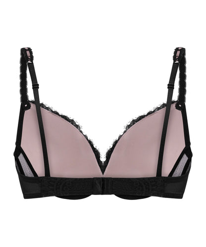 Hunkemoller Black Women Dorothy Padded Underwired Bra SKU: 303959_Black Image 06