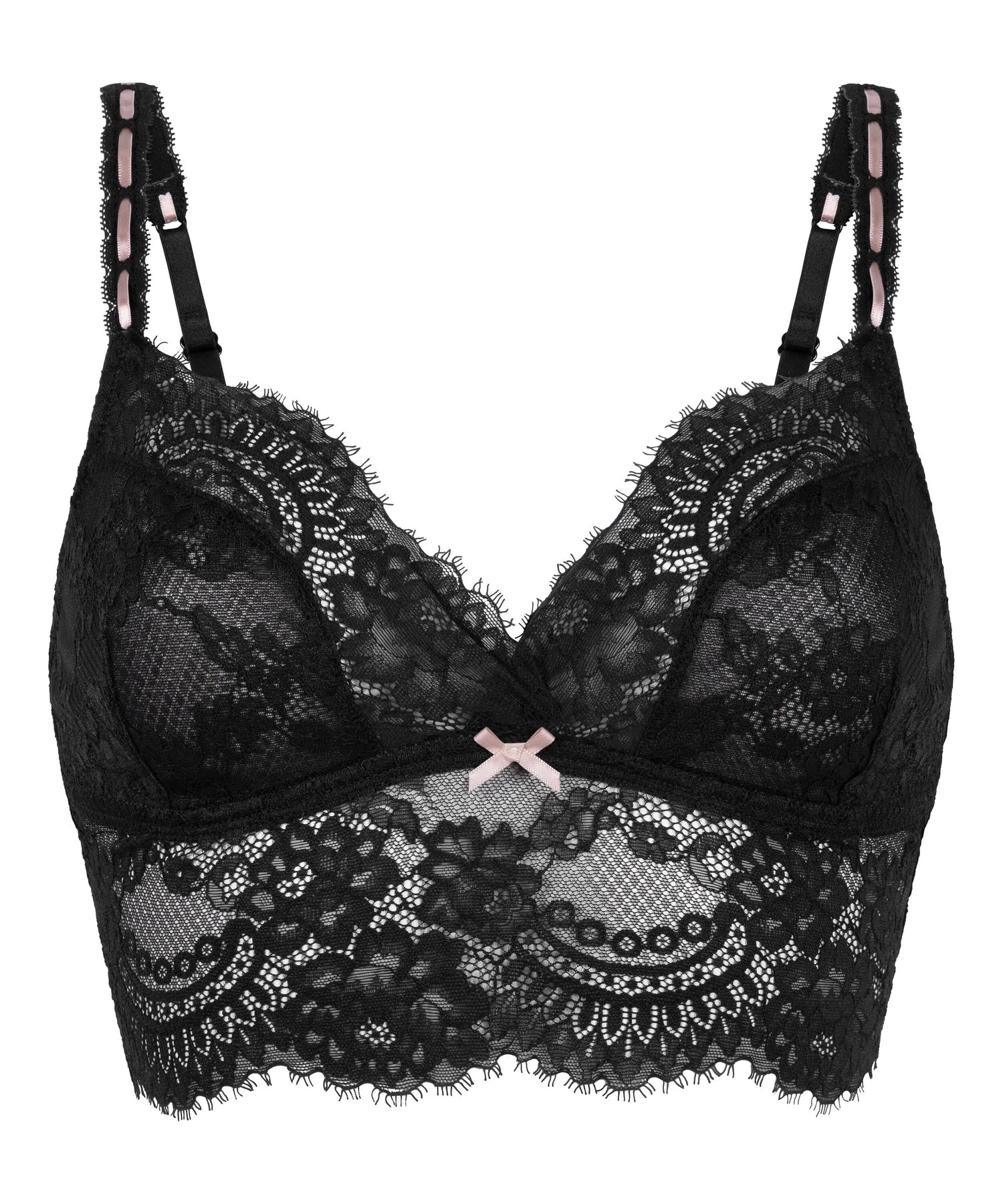 Hunkemoller Black Women Dorothy Bralette SKU: 303965_Black Image 05