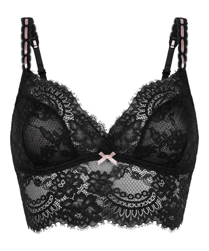 Hunkemoller Black Women Dorothy Bralette SKU: 303965_Black Image 05