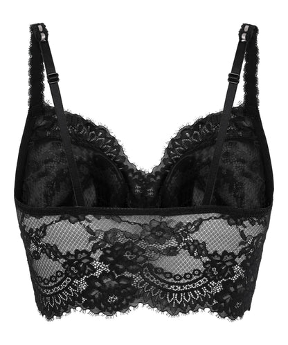Hunkemoller Black Women Dorothy Bralette SKU: 303965_Black Image 06