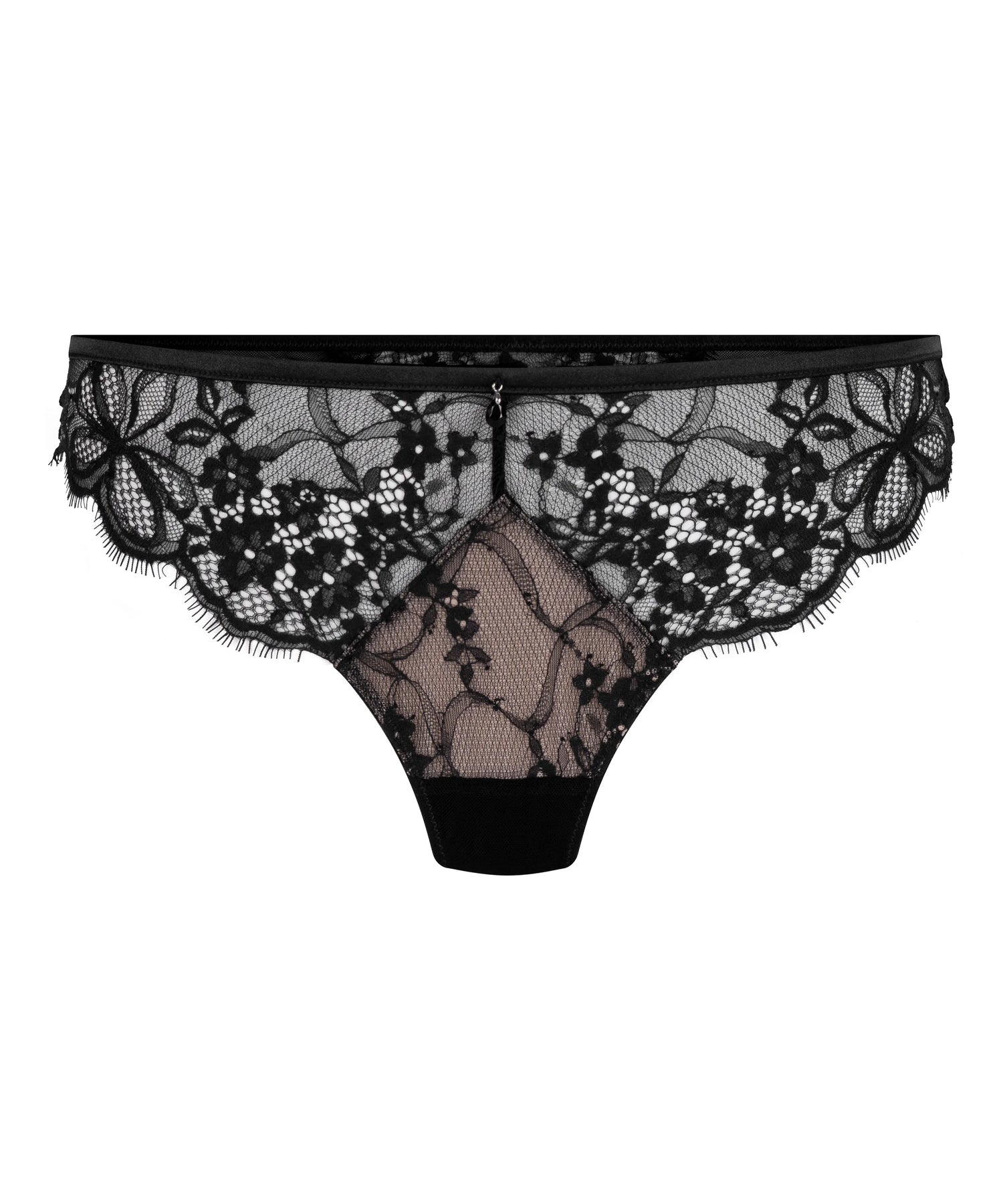 Hunkemoller Caviar Women Prina Thong SKU: 303976_Caviar Image 04