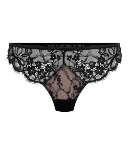 Hunkemoller Caviar Women Prina Thong SKU: 303976_Caviar Image 04