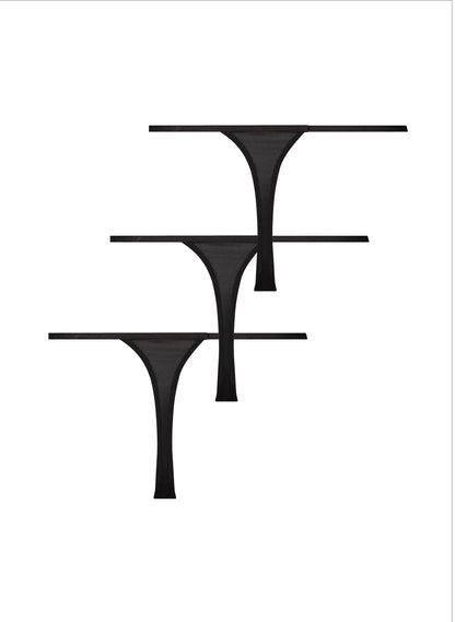 Hunkemoller Black Women 3-Pack Maxime Thong SKU: 304021_Black Image 05