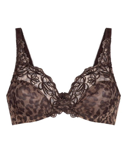 Hunkemoller Brown Women Diva Non-Padded Underwired Bra SKU: 304031_Brown Image 05