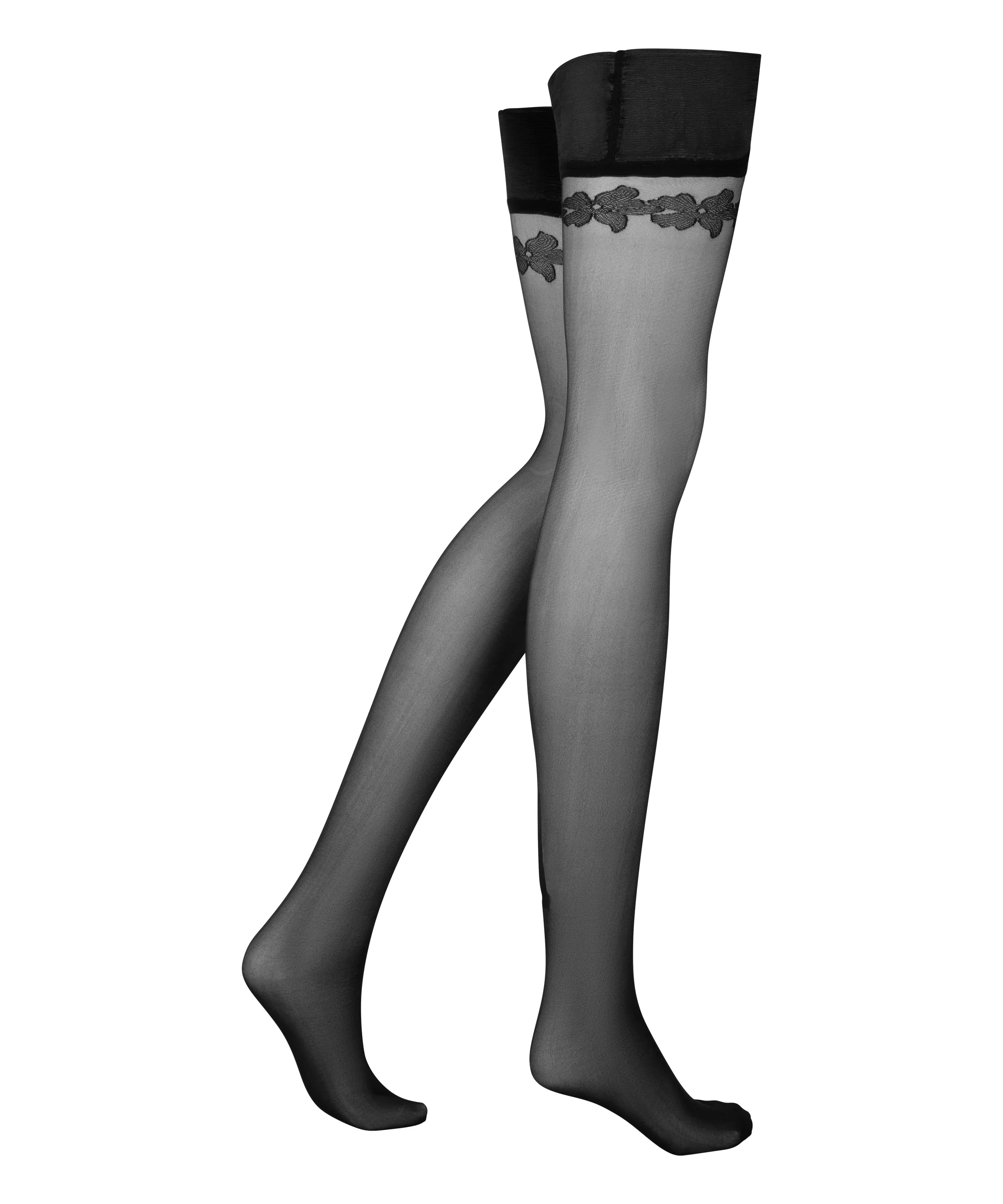 Hunkemoller_Black_Stay Ups 15 Denier Jemima_304042_Black_06