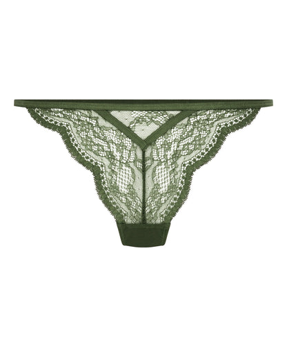 Hunkemoller Green Women Isabelle Thong SKU: 304079_Green Image 04