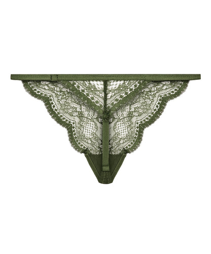 Hunkemoller Green Women Isabelle Thong SKU: 304079_Green Image 05
