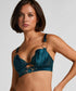 Hunkemoller Blue Women Marjolein Padded Underwired Longline Bra SKU: 304087_Blue Image 01