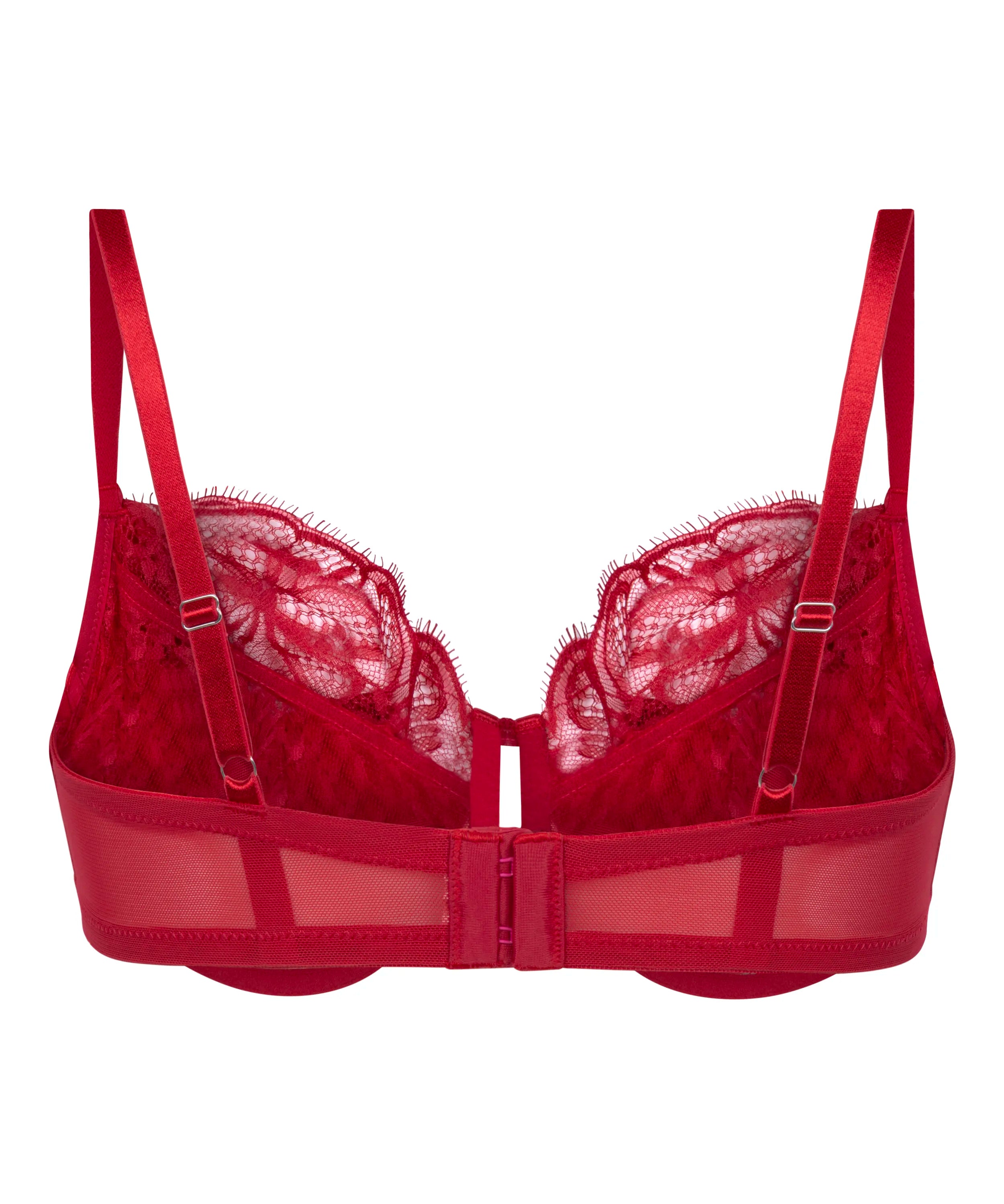 Hunkemoller Chili Pepper Women Marianna Non-Padded Underwired Bra in Different Cup Sizes SKU: 304093_Chili Pepper Image 06