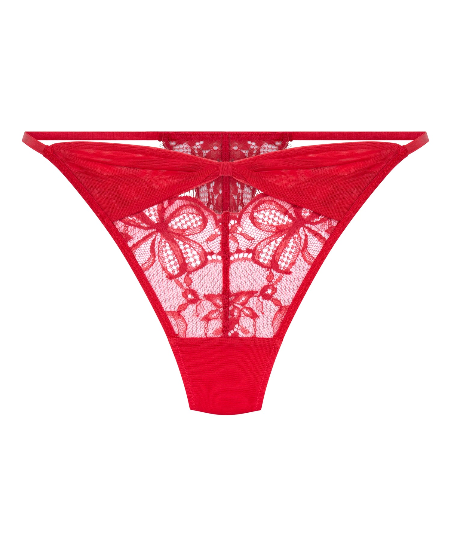 Hunkemoller Chili Pepper Women Marianna Highleg Thong SKU: 304095_Chili Pepper Image 06