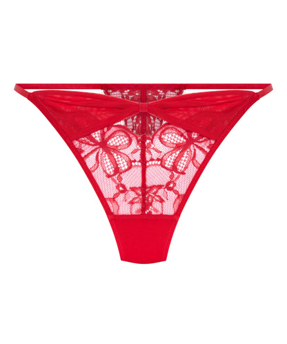 Hunkemoller Chili Pepper Women Marianna Highleg Thong SKU: 304095_Chili Pepper Image 06