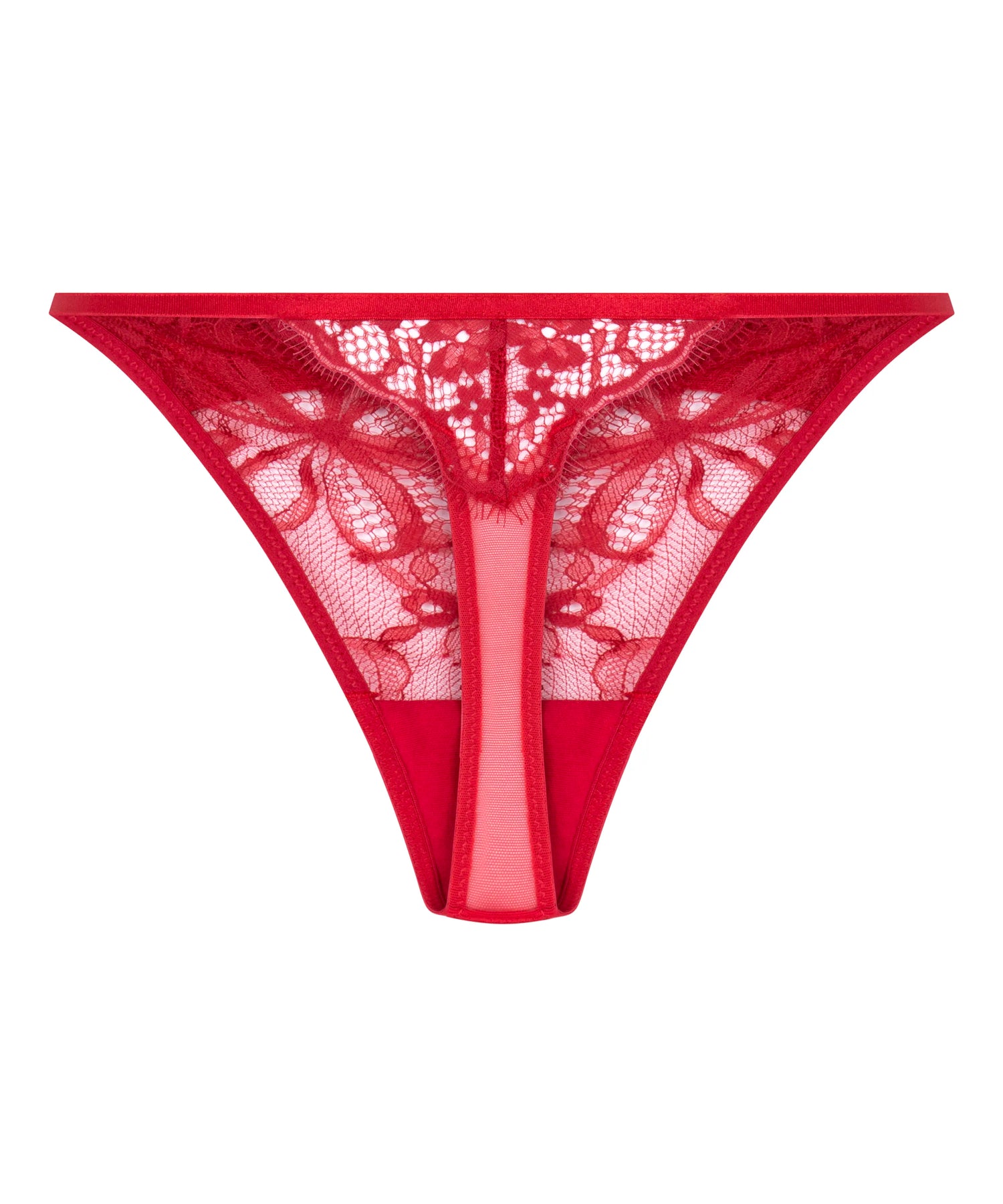 Hunkemoller Chili Pepper Women Marianna Highleg Thong SKU: 304095_Chili Pepper Image 07