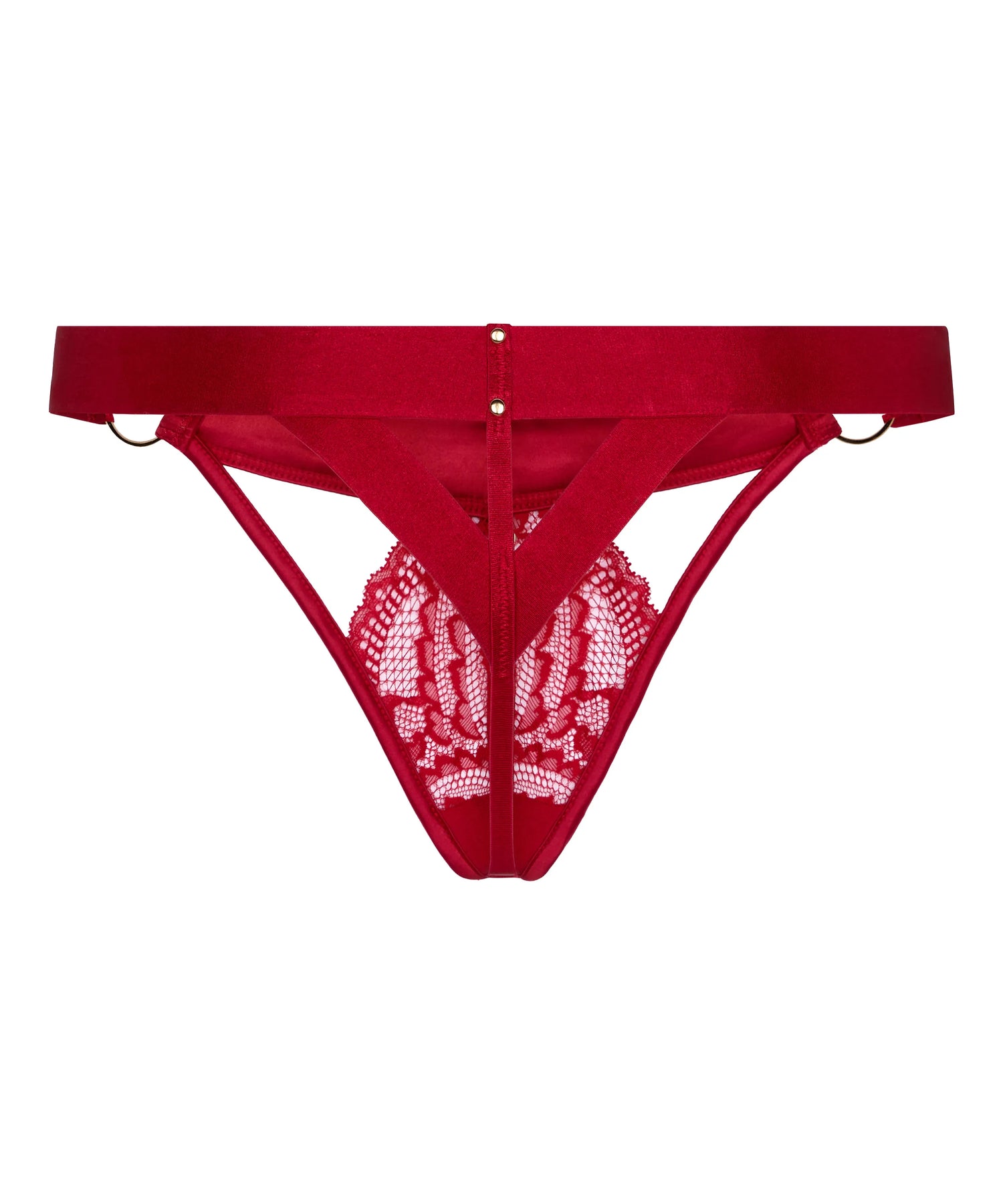 Hunkemoller Chili Pepper Women Emmeline Highleg Thong SKU: 304097_Chili Pepper Image 05