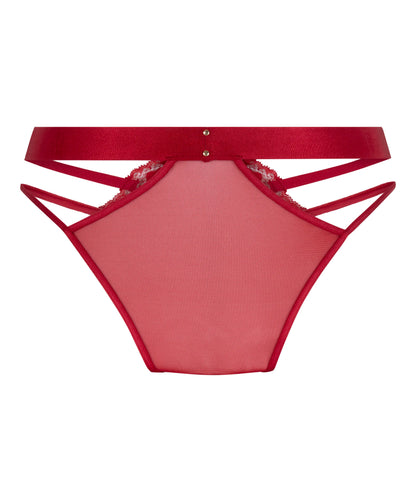Hunkemoller Chili Pepper Women Emmeline Open Crotch Brazilian SKU: 304102_Chili Pepper Image 02