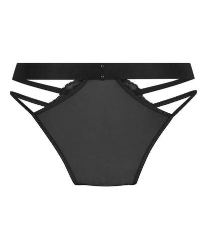 Hunkemoller Caviar Women Emmeline Open Crotch Brazilian SKU: 304103_Caviar Image 05
