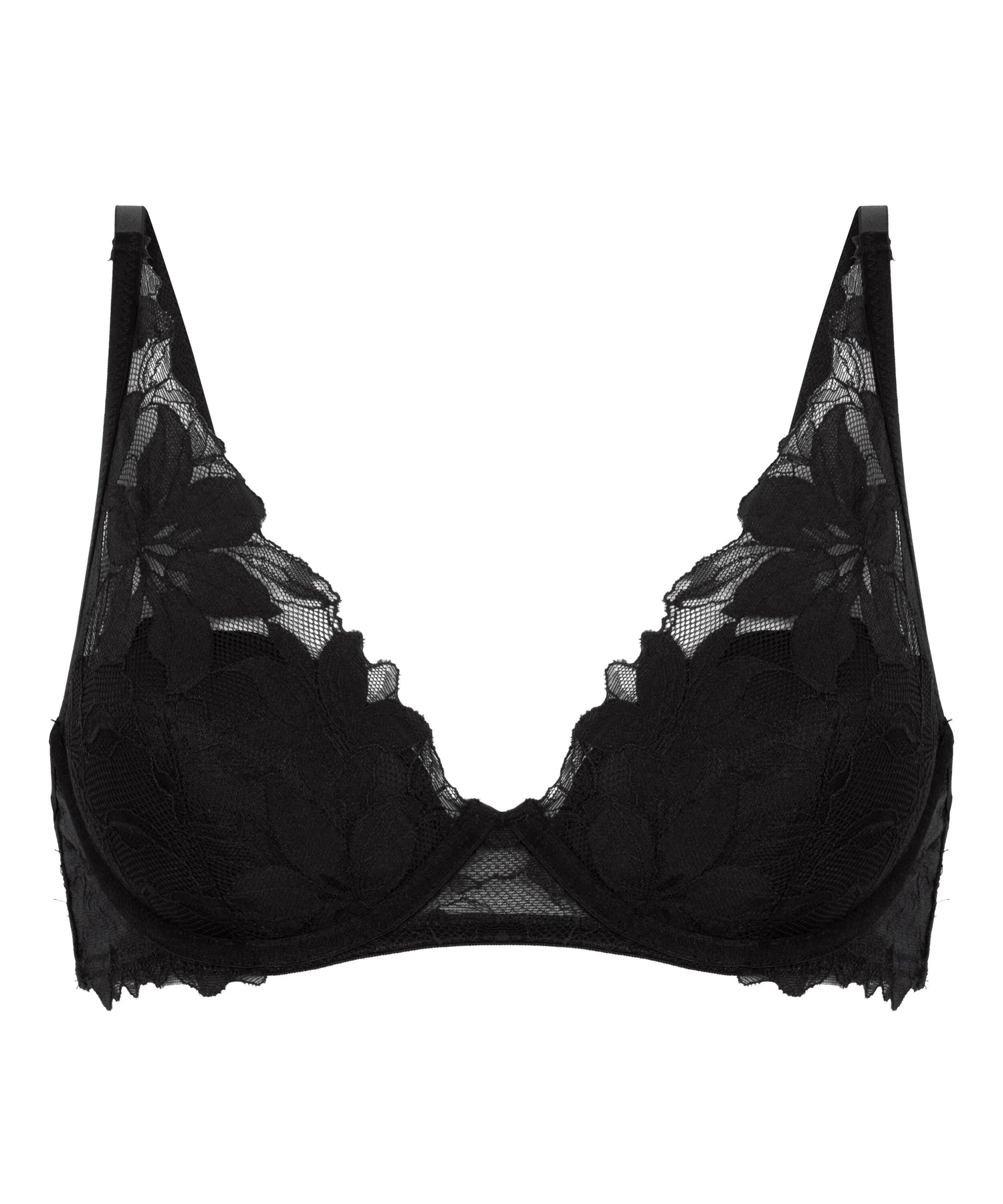 Hunkemoller Black Women Ingrid Padded Underwired Bra SKU: 304111_Black Image 05