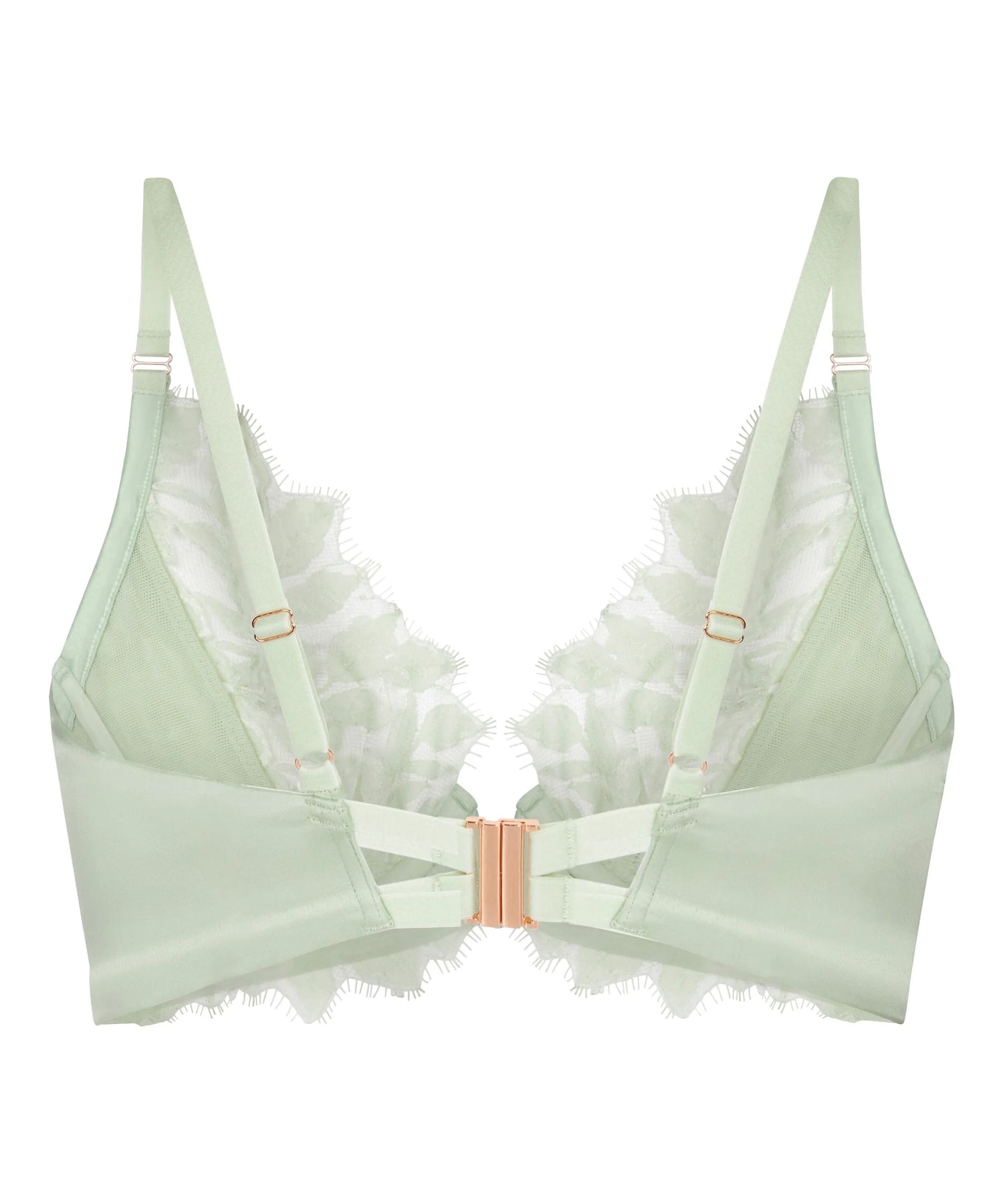 Hunkemoller Green Women Malou Non-Padded Underwired Bra SKU: 304121_Green Image 08