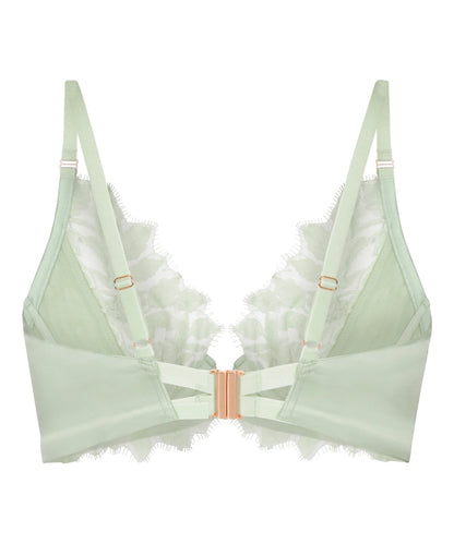 Hunkemoller Green Women Malou Non-Padded Underwired Bra SKU: 304121_Green Image 08
