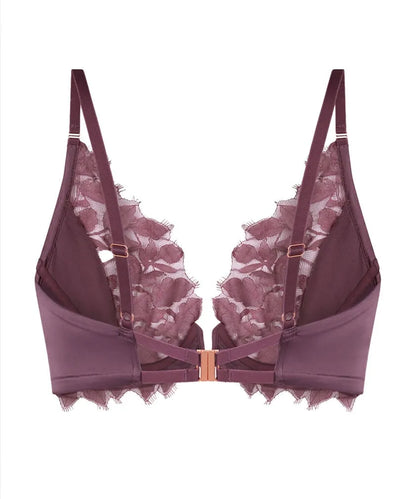 Hunkemoller Purple Women Malou Non-Padded Underwired Bra SKU: 304122_Purple Image 06