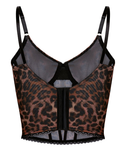 Hunkemoller Brown Women Ella Non-Padded Underwired Bra SKU: 304127_Brown Image 06