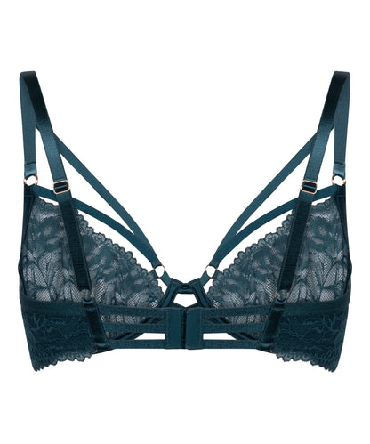 Hunkemoller Blue Women Amel Non-Padded Underwired Bra SKU: 304129_Blue Image 06