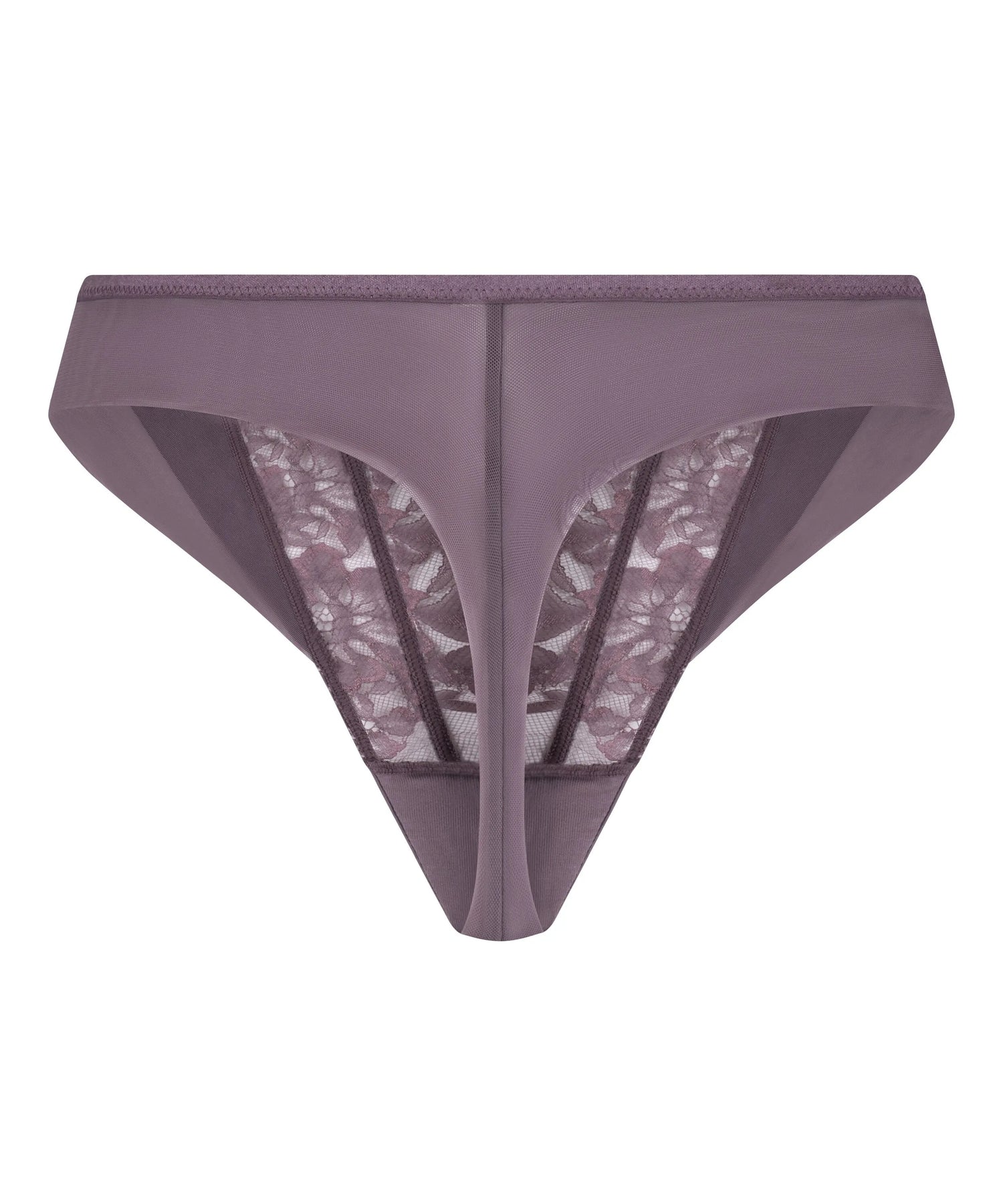 Hunkemoller Purple Women Malou Highleg Thong SKU: 304134_Purple Image 06