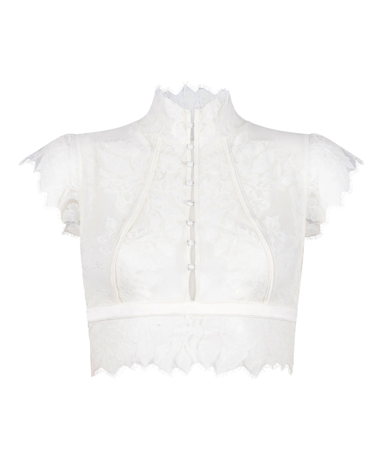 Hunkemoller White Women Amelia Bralette SKU: 304136_White Image 06