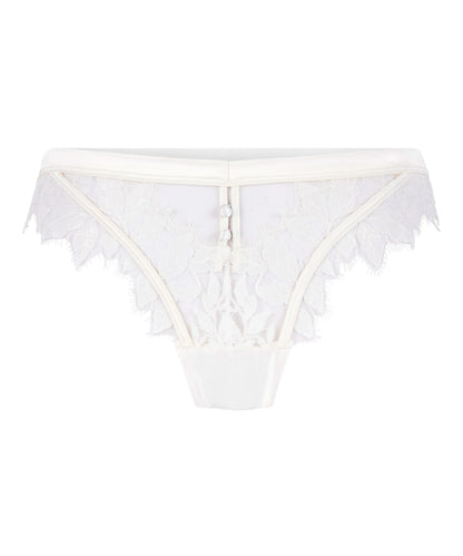 Hunkemoller White Women Amelia Thong SKU: 304137_White Image 04