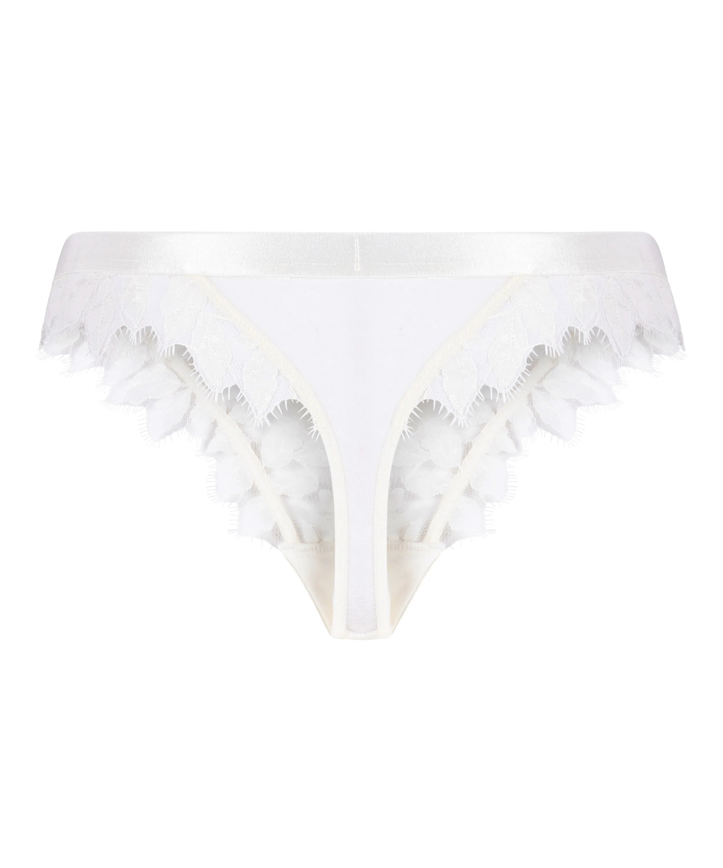 Hunkemoller White Women Amelia Thong SKU: 304137_White Image 05