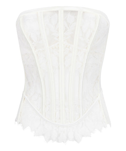Hunkemoller White Women Chalice Corset SKU: 304138_White Image 05