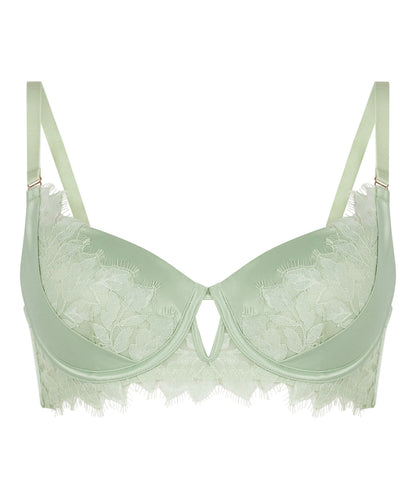 Hunkemoller Green Women Malou Padded Underwired Bra SKU: 304140_Green Image 05