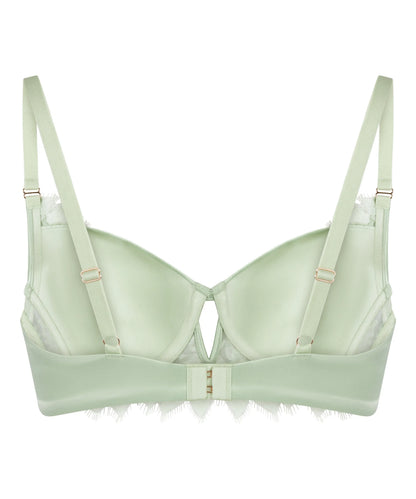 Hunkemoller Green Women Malou Padded Underwired Bra SKU: 304140_Green Image 06