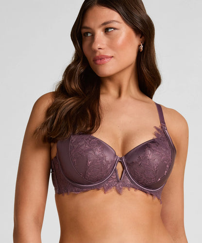Hunkemoller Purple Women Malou Padded Underwired Bra SKU: 304141_Purple Image 02
