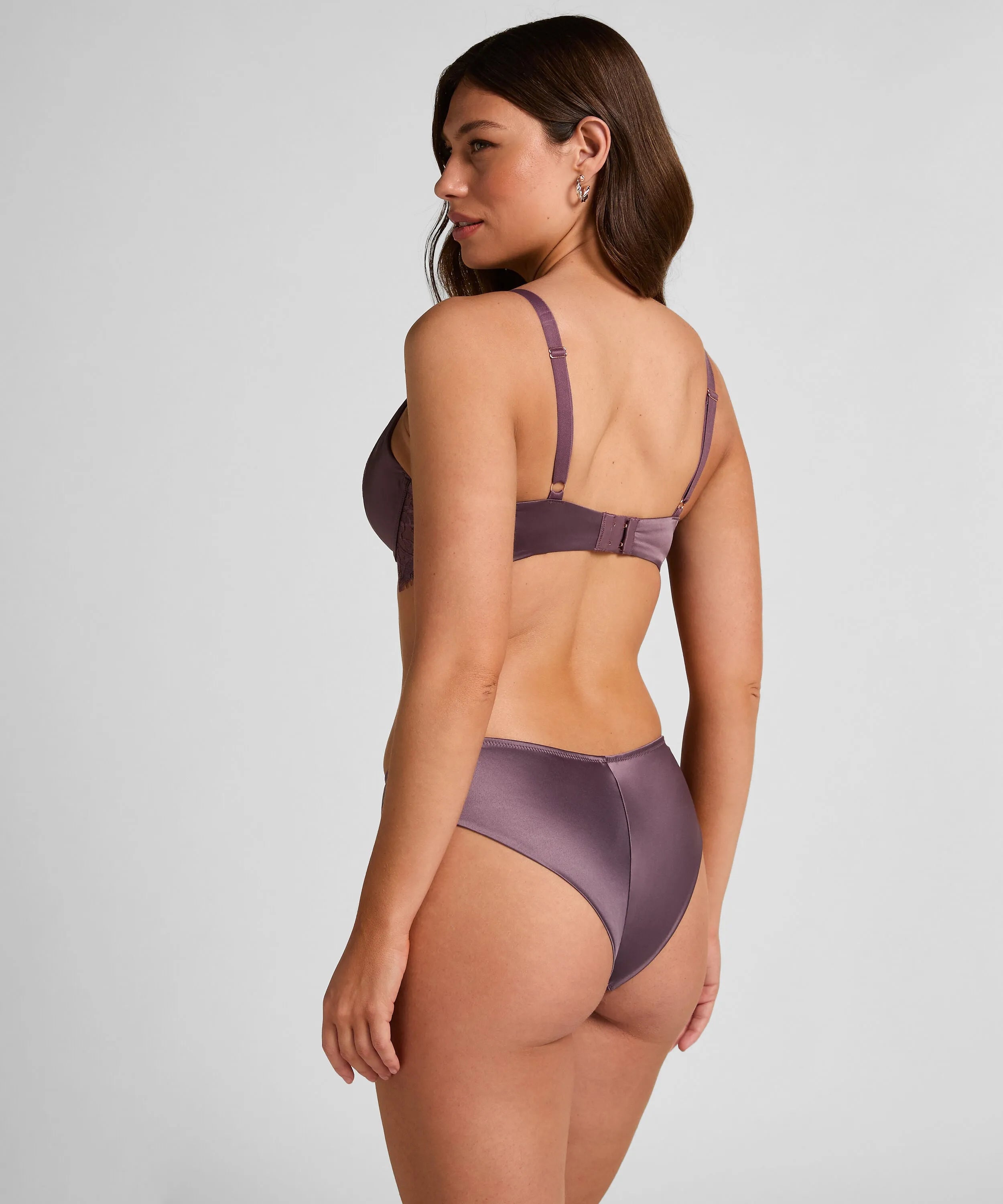 Hunkemoller Purple Women Malou Padded Underwired Bra SKU: 304141_Purple Image 05