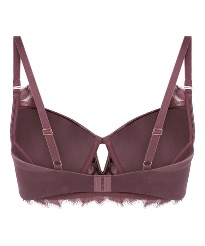 Hunkemoller Purple Women Malou Padded Underwired Bra SKU: 304141_Purple Image 08