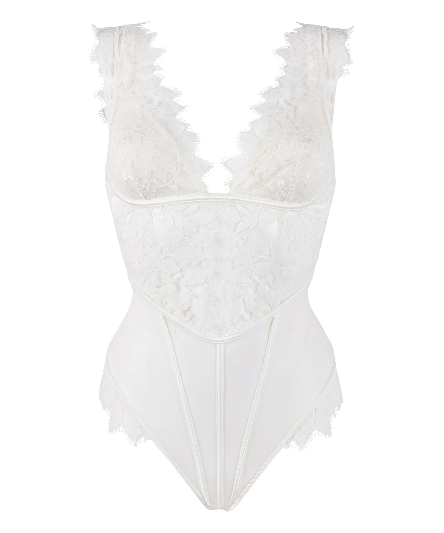 Hunkemoller White Women Grace Body SKU: 304150_White Image 05