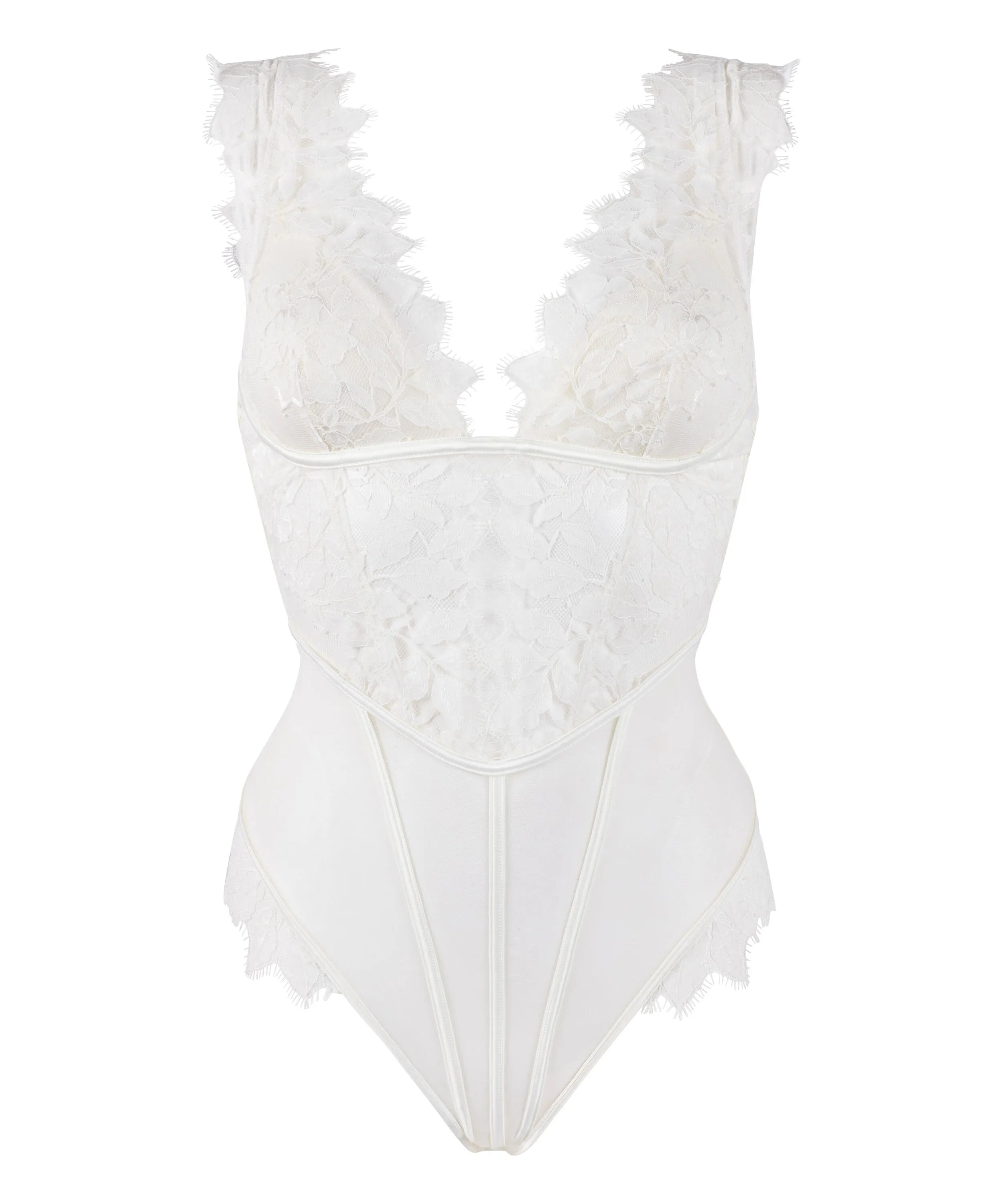 Hunkemoller White Women Grace Body SKU: 304150_White Image 05