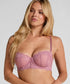 Hunkemoller Pink Women Laila Non-Padded Underwired Bra SKU: 304152_Pink Image 01