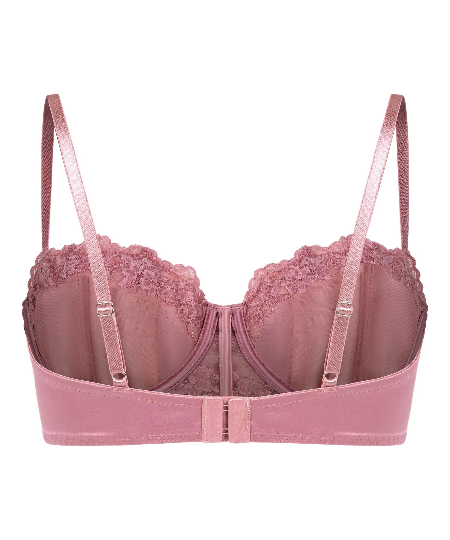 Hunkemoller Pink Women Laila Non-Padded Underwired Bra SKU: 304152_Pink Image 06