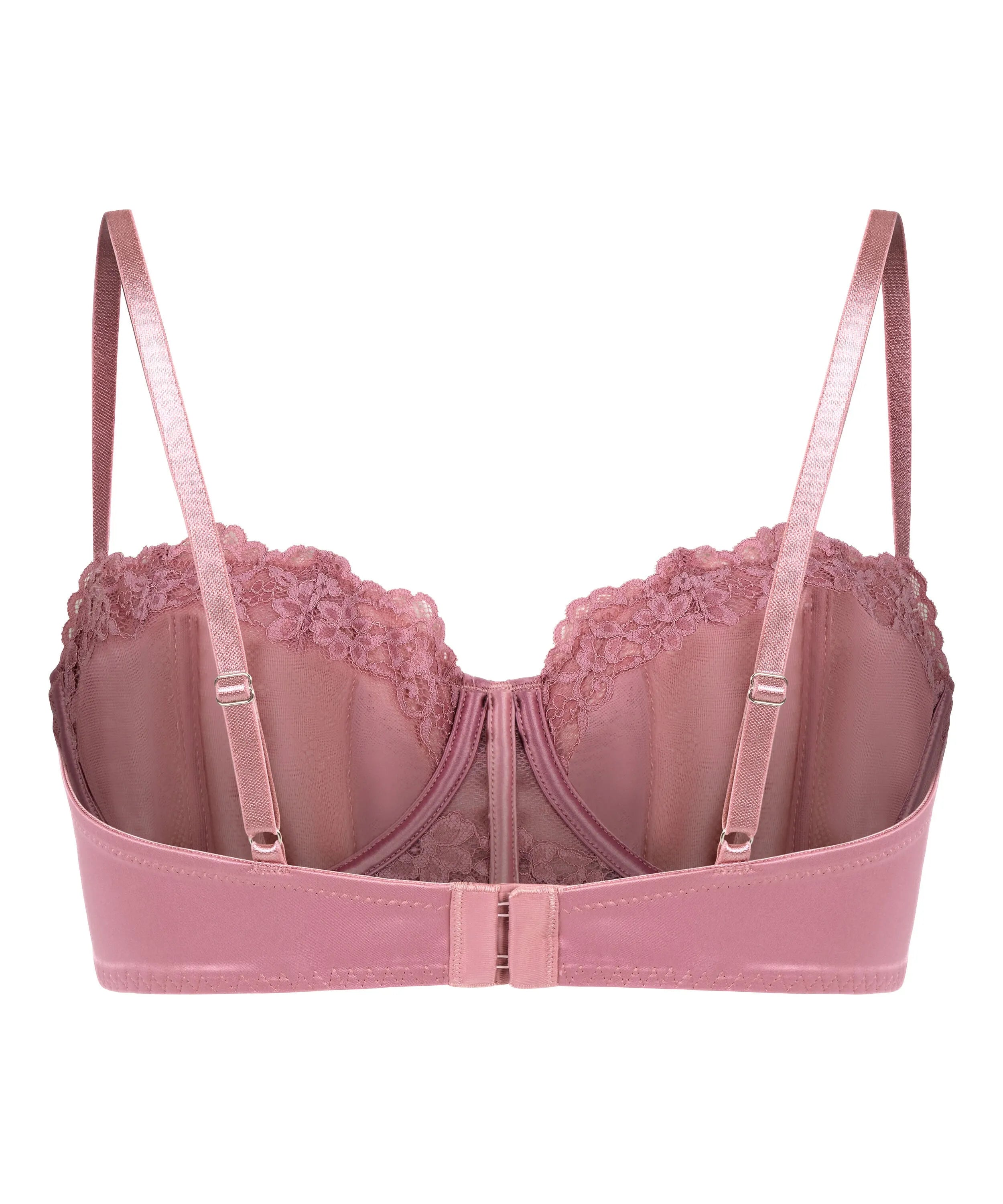 Hunkemoller Pink Women Laila Non-Padded Underwired Bra SKU: 304152_Pink Image 06
