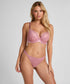 Hunkemoller Pink Women Laila Highleg Thong SKU: 304155_Pink Image 01