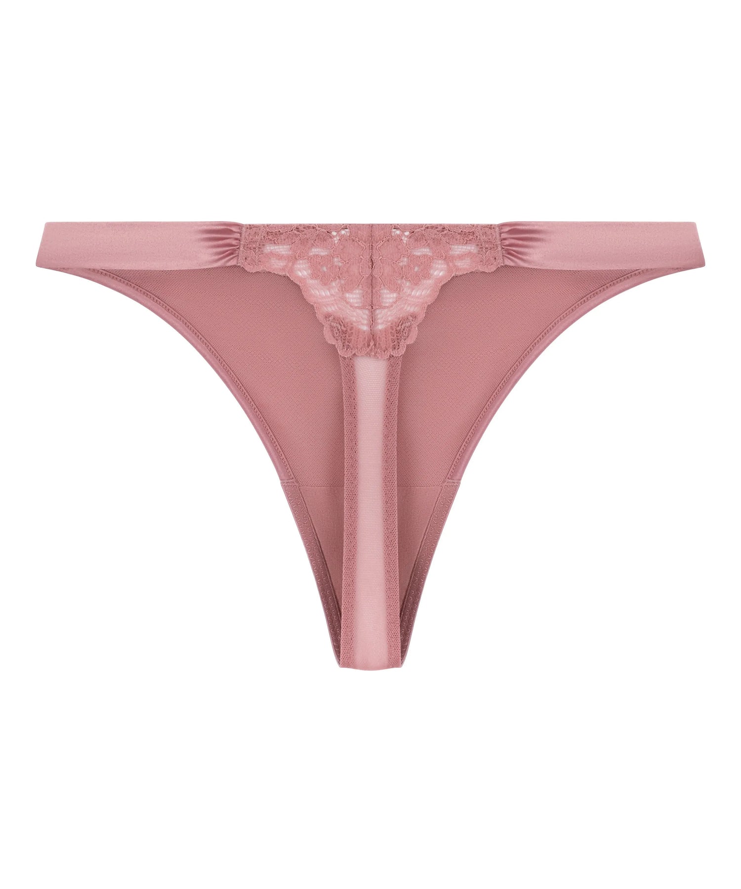 Hunkemoller Pink Women Laila Highleg Thong SKU: 304155_Pink Image 05