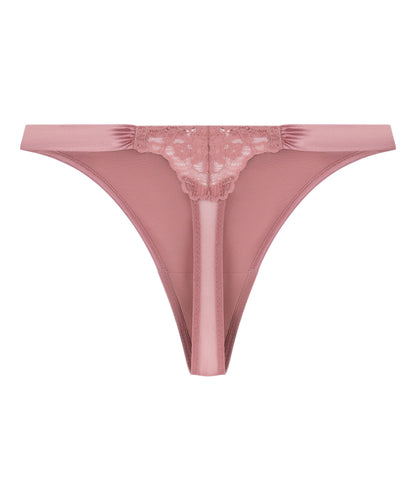 Hunkemoller Pink Women Laila Highleg Thong SKU: 304155_Pink Image 05