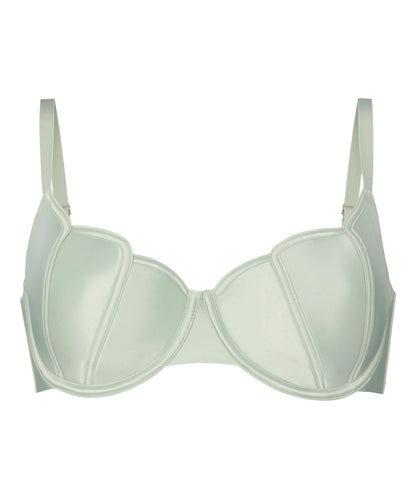 Hunkemoller Green Women Britt Padded Underwired Bra SKU: 304160_Green Image 05