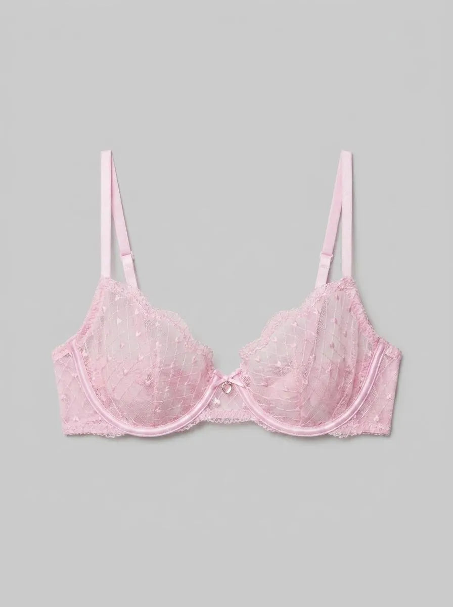 Hunkemoller Pirouette Women Cordelie Non-Padded Underwired Bra in Different Cup Sizes SKU: 304163_Pirouette Image 00