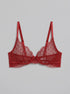 Hunkemoller Chili Pepper Women Cordelie Non-Padded Underwired Bra in Different Cup Sizes SKU: 304164_Chili Pepper Image 00
