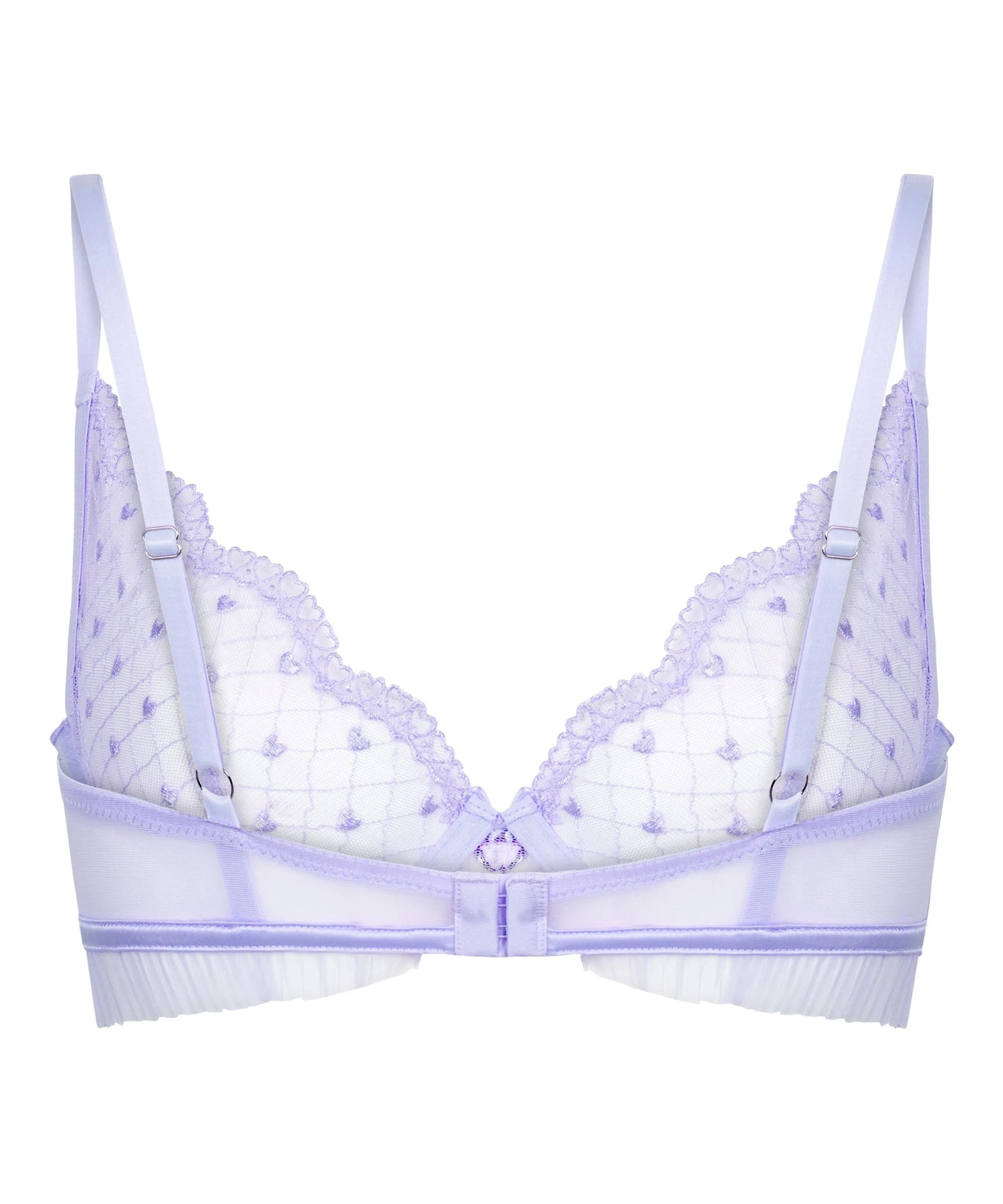 Hunkemoller Purple Women Cordelie Non-Padded Underwired Bra SKU: 304165_Purple Image 06